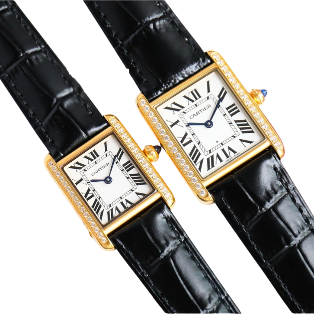 Aesthetic Watercolor Background Gray White Pastel Inspirational Quote Instagram Post (71) שעון Cartier TANK – תמונה 1