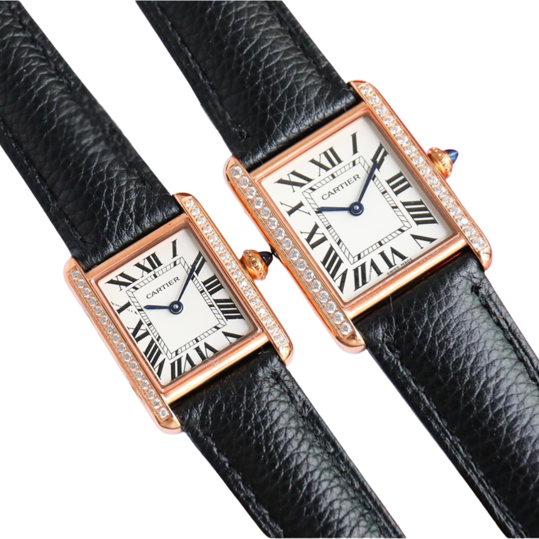 Aesthetic Watercolor Background Gray White Pastel Inspirational Quote Instagram Post (73) שעון Cartier TANK – תמונה 1